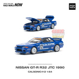 Pop Race - 1:64 - Nissan Skyline GT-R R32 JTC 1990 CALSONIC #12