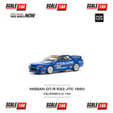 (PRE-ORDER) Pop Race - 1:64 - Nissan Skyline GT-R R32 JTC 1990 CALSONIC #12