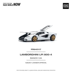 Pop Race - 1:64 - Lamborghini Countach LPI 800-4 - Bianco Siderale