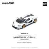 (PRE-ORDER) Pop Race - 1:64 - Lamborghini Countach LPI 800-4 - Bianco Siderale