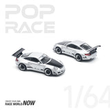 (PRE-ORDER) Pop Race - 1:64 - RWB 997 - Silver