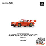 Pop Race - 1:64 - SINGER DLS TURBO (TRACK) ORANGE (PRE-ORDER)