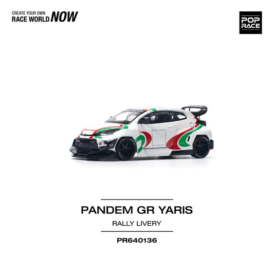 (PRE-ORDER) Pop Race - 1:64 - PANDEM GR YARIS - RALLY LIVERY