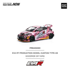 (PRE-ORDER) Pop Race - 1:64 - EVA RT PRODUCTION MODEL CUSTOM TYPE-08 GOODRIDE GR YARIS