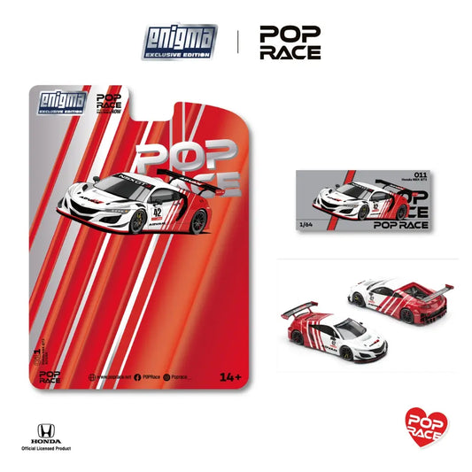 (PRE-ORDER) [CHASE] Pop Race x Enigma - 1:64 - Honda NSX GT3 EVO22 - ADVAN