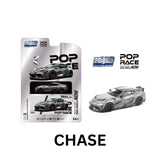 [CHASE] Pop Race x Enigma - 1:64 - Darwin Pro 66G NWB Supra A90 (Grey Metallic)