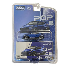 Pop Race x Enigma - 1:64 - PANDEM GR-Yaris (Metallic Blue)