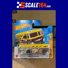 Hot Wheels - Surfin' School Bus (Yellow) - Mainline Short Card (Surf's Up) 24/250