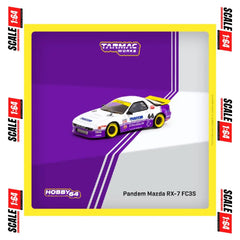 Tarmac Works - 1:64 - Pandem Mazda RX-7 FC3S - White Purple - Hobby64