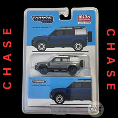 [CHASE] Tarmac Works - 1:64 - Land Rover Defender 110 - Blue - MiJo Exclusives (Global64)