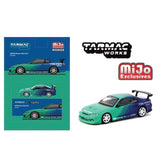 Tarmac Works - 1:64 - VERTEX Nissan Silvia S15 Falken Livery - Blue - MiJo Exclusives (Global64)