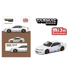 Tarmac Works - 1:64 - VERTEX Nissan Silvia S15 - White - MiJo Exclusives (Global64)