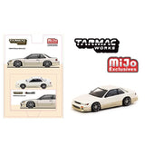 Tarmac Works - 1:64 - VERTEX Nissan Silvia S13 - White - MiJo Exclusives (Global64)