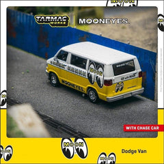 Tarmac Works - 1:64 - Dodge Van Mooneyes - Yellow - MiJo Exclusives (Global64)