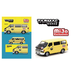 Tarmac Works - 1:64 - Dodge Van Custom - Yellow - MiJo Exclusives (Global64)