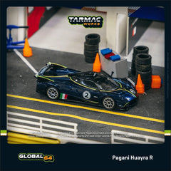 Tarmac Works - 1:64 - Pagani Huayra R - Blu Avio - MiJo Exclusives (Global64)