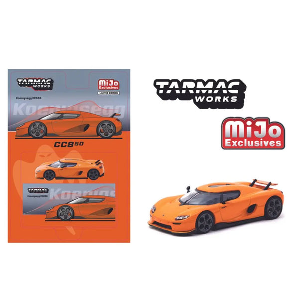 PRE-ORDER* Tarmac Works - 1:64 - Koenigsegg CC850 - Orange - MiJo 