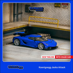 Tarmac Works - 1:64 - Koenigsegg Jesko Attack - Blue - MiJo Exclusives (Global64)