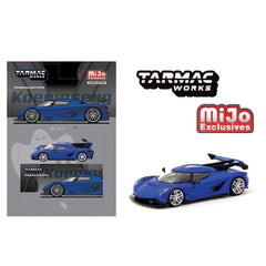 Tarmac Works - 1:64 - Koenigsegg Jesko Attack - Blue - MiJo Exclusives (Global64)