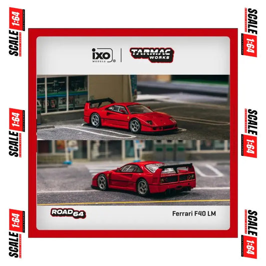 *PRE-ORDER* Tarmac Works - 1:64 - Ferrari F40 LM - Red - ixo Models - Road64