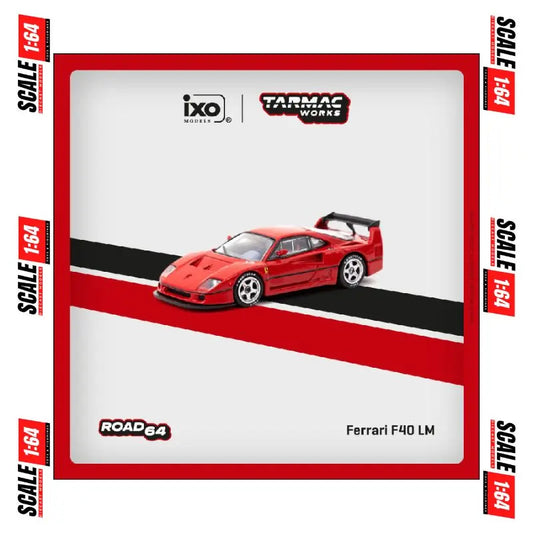*PRE-ORDER* Tarmac Works - 1:64 - Ferrari F40 LM - Red - ixo Models - Road64