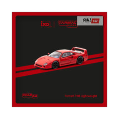 *PRE-ORDER* Tarmac Works - 1:64 - Ferrari F40 Lightweight - Red - Road64