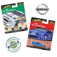 (BUNDLE PRE-ORDER) Hot Wheels - 1:64 - LB-ER34 Super Silhouette Nissan Skyline & Nissan 300ZX - Car Culture 2025 G Case - Silhouettes